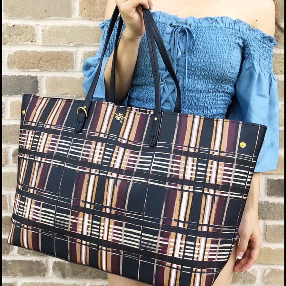 👒NWT Tory Burch👒Kerrington Large Square Tote - Picture 3 of 8